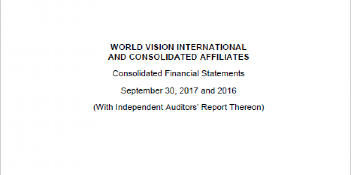 Consolidated Financial Statements 2017 2016 World Vision International